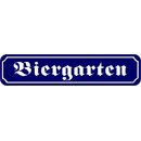 Schild Spruch "Biergarten" 46 x 10 cm...