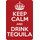 Schild Spruch "Keep Calm and drink Tequila" 20 x 30 cm Blechschild