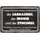 Schild Spruch "Haushalt Sarkasmus, Ironie, Zynismus" 20 x 30 cm Blechschild