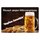 Schild Spruch "Rezept gegen Männergrippe, Hopfen-Smoothie" 20 x 30 cm Blechschild