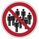 Verbotszeichen Personengruppen verboten