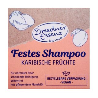 Dresdner Essenz Festes Shampoo seifenfrei "Karibische Früchte" 65 g