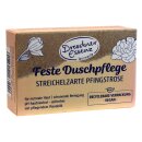 3er Pack Dresdner Essenz Feste Duschpflege seifenfrei "Streichelzarte Pfingstrose" 3 x 100 g