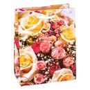 TSI 12er Pack Geschenktüten mittel 18 x 10 x 23 cm ROSEN Geschenktaschen aus Papier Geschenkverpackung für viele Anlässe