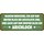 Schild Spruch "Mensch Arschloch zweiter Blick" 27 x 10 cm