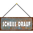 Schild Spruch "Öfter zurücklehnen,...