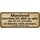 Schild Spruch "Vermisse dich - erinnern wo begraben" 27 x 10 cm