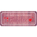 Schild Spruch "bildschöne Tochter –...