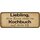 Schild Spruch "Liebling, Essen steht im Kochbuch Seite 12" 27 x 10 cm