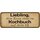 Schild Spruch "Liebling, Essen steht im Kochbuch Seite 12" 27 x 10 cm 