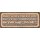 Schild Spruch "Kekse sehe, Stimme sagt, iss sie" 27 x 10 cm