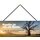Schild Spruch "Familie wie Baum - Zweige, Wurzeln zusammen" 27 x 10 cm Blechschild mit Kordel  