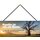 Schild Spruch "Familie wie Baum - Zweige, Wurzeln zusammen" 27 x 10 cm Blechschild mit Kordel