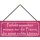Schild Spruch "Perfekt aussehen Frauen, die nichts können" 27 x 10 cm Blechschild mit Kordel