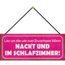 Schild Spruch "wie Erwachsene klären - nackt im...