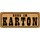Schild Spruch "Ruhe im Karton" 27 x 10 cm