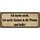 Schild Spruch "koche nicht, werfe Sachen in Pfanne und hoffe" 27 x 10 cm