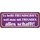 Schild Spruch "Freundschaft, weil man mit Freunden alles schafft" 27 x 10 cm