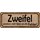 Schild Spruch "Zweifel zerstören mehr Ideen als Fehler" 27 x 10 cm
