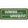 Schild Spruch "Entweder man lebt oder ist konsequent" 27 x 10 cm