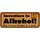 Schild Spruch "Investiere in Alkohol - mehr Prozent nirgends" 27 x 10 cm 