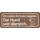 Schild Spruch "mussten Kinder weggeben - Hund allergisch" 27 x 10 cm