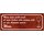 Schild Spruch "lachen oder weinen soll, Antwort immer Wein" 27 x 10 cm