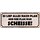 Schild Spruch "lief nach Plan - Plan war scheiße" 27 x 10 cm