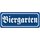 Schild Spruch "Biergarten" 27 x 10 cm
