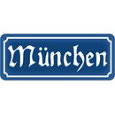 Schild Spruch "München" 27 x 10 cm