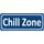 Schild Spruch "Chill Zone" 27 x 10 cm 
