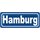 Schild Spruch "Hamburg" 27 x 10 cm