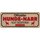 Schild Spruch "Hund-Narr - nicht therapierbar, glücklich" 27 x 10 cm
