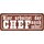 Schild Spruch "Hier arbeitet der Chef noch selbst" 27 x 10 cm 