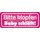 Schild Spruch "Bitte klopfen Baby schläft" 27 x 10 cm