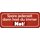 Schild Spruch "Spare jederzeit - hast immer Not" 27 x 10 cm