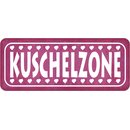 Schild Spruch Kuschelzone 27 x 10 cm 