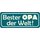 Schild Spruch "Bester Opa der Welt" 27 x 10 cm