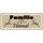 Schild Spruch "Familie ist Heimat" 27 x 10 cm