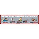 Schild Spruch "stolz Dorfkind zu sein" 46 x 10 cm