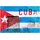 Schild Vintage "Cuba Flagge" 20 x 30 cm 