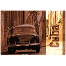 Schild Vintage "Cuba Oldtimer Sepia" 20 x 30 cm 