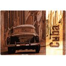 Schild Vintage "Cuba Oldtimer Sepia" 20 x 30 cm