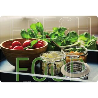 Schild Spruch "Fresh Food" 20 x 30 cm