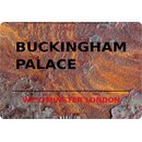 Schild "Buckingham Palace Steinoptik" 20 x 30 cm 