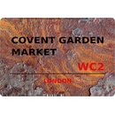 Schild "Covent Garden Market WC2 Steinoptik" 20...