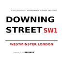 Schild "Downing Street SW1 weiß" 20 x 30 cm 
