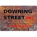 Schild Downing Street SW1 Steinoptik 20 x 30 cm 