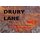 Schild "Drury Lane WC2 Steinoptik" 20 x 30 cm