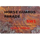Schild Horse Guards Parade SW1 Steinoptik 20 x 30 cm 